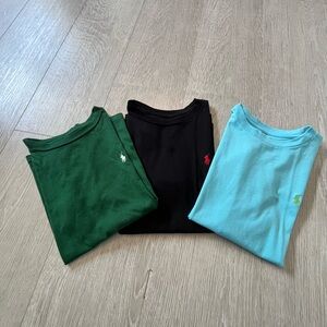Three polo tshirts boys size 8